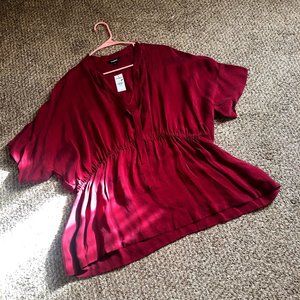 Express New with Tags Red XL Top